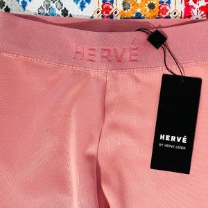 Hervé Leger Logo Leggings